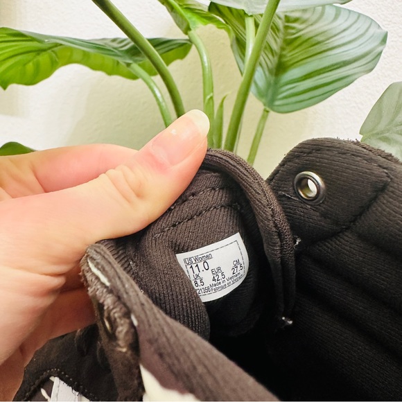 🤎NEW🤍 Vans Women’s Satin Tiger Brown White Filmore High Top Sneakers Size 11 - Picture 6 of 7